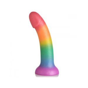 Dildo Fálico de Arcoíris - Silicona