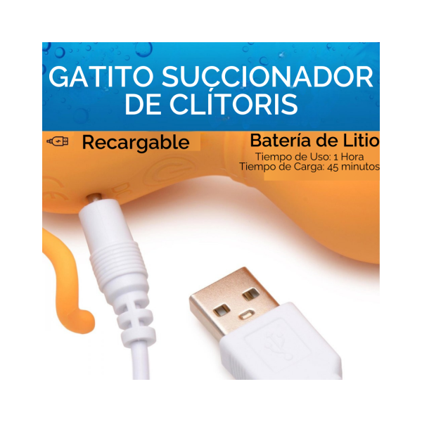 Gato Succionador Naranja - Imagen 2
