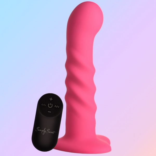 Dildo Vibrador Grueso - Rosado