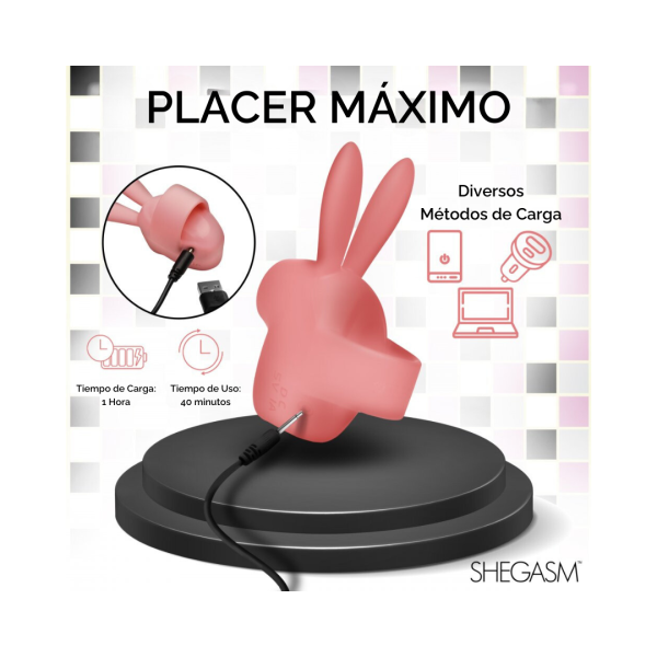 Dedal Succionador Sucky Bunny - Rosa