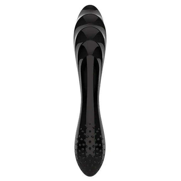 Satisfyer Dazzling Crystal Glass Dildo - Negro - Image 3