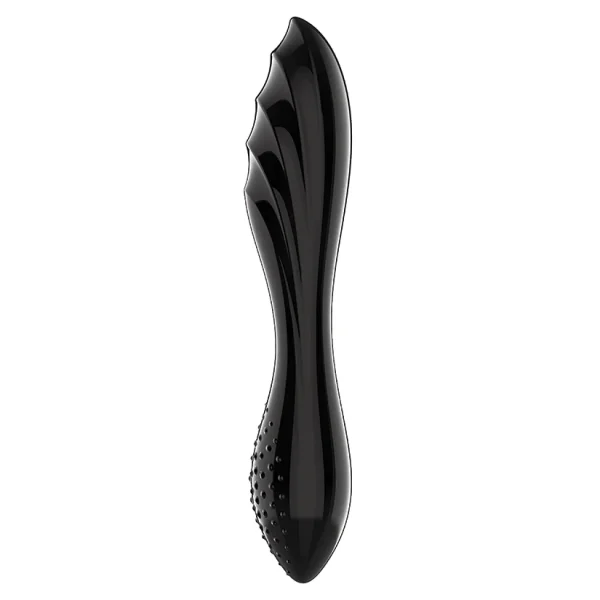 Satisfyer Dazzling Crystal Glass Dildo - Negro - Image 4