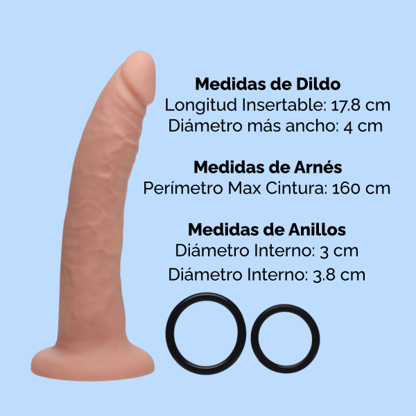 Set de Arnés y Dildo