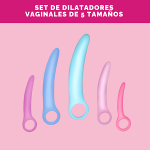 Dilatadores Vaginales de 5 Tamaños
