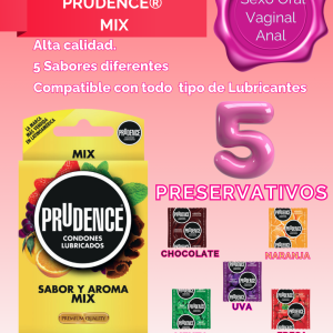 Prudence Mix – Condones de Sabores
