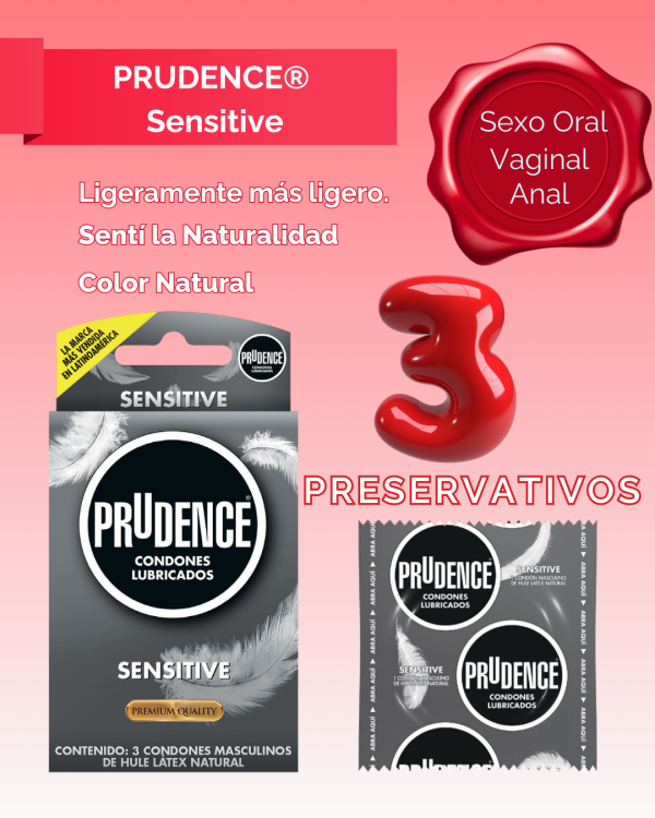 Prudence Sensitive – Condones Ultradelgados