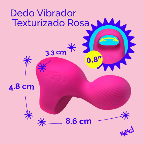 Dedo Vibrador Texturizado - Imagen 3