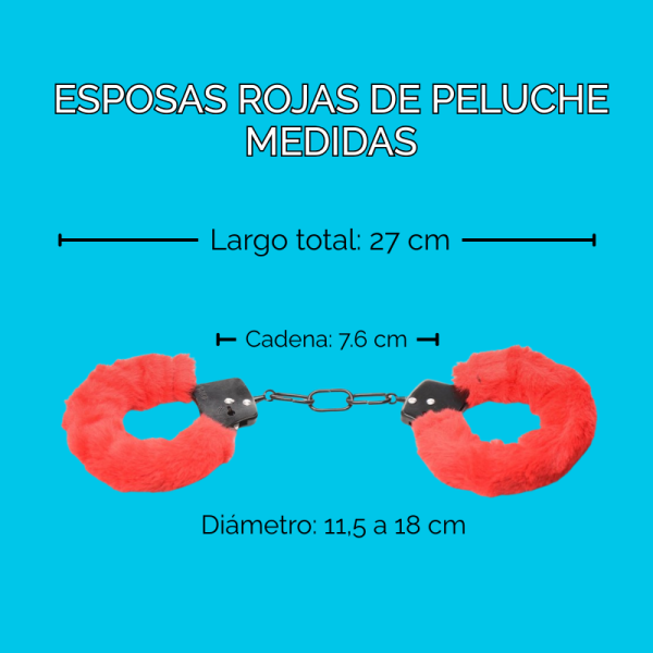 Esposas Rojas de Peluche - Imagen 3