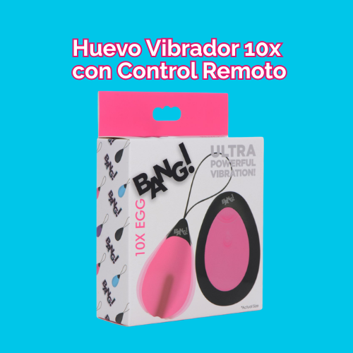 Huevo Vibrador 10X con Control - Rosado - Image 2