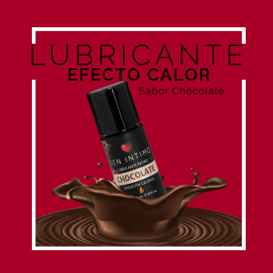 Lubricante con Efecto Calor y Sabor Chocolate