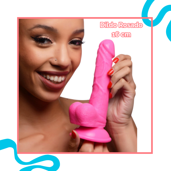 Dildo Rosado 16 CM