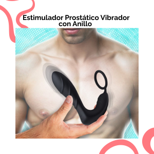 Estimulador Prostático Vibrador con Anillo