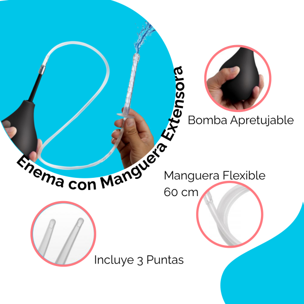 Enema con Manguera Extensora