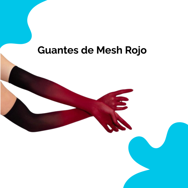 Guantes de Mesh Rojo - Image 2