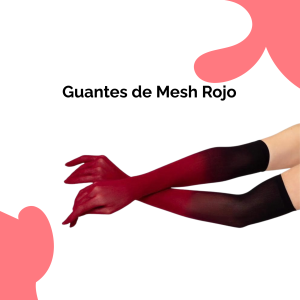Guantes de Mesh Rojo